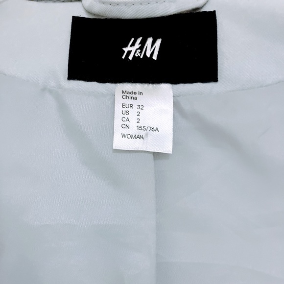 •H&M Vintage lightweight jacket ~ Women’s XS casual or business jacket NWOT - Picture 10 of 16